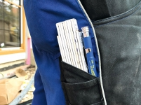 BLEISPITZ dryBIG Tømrerblyant blækpen