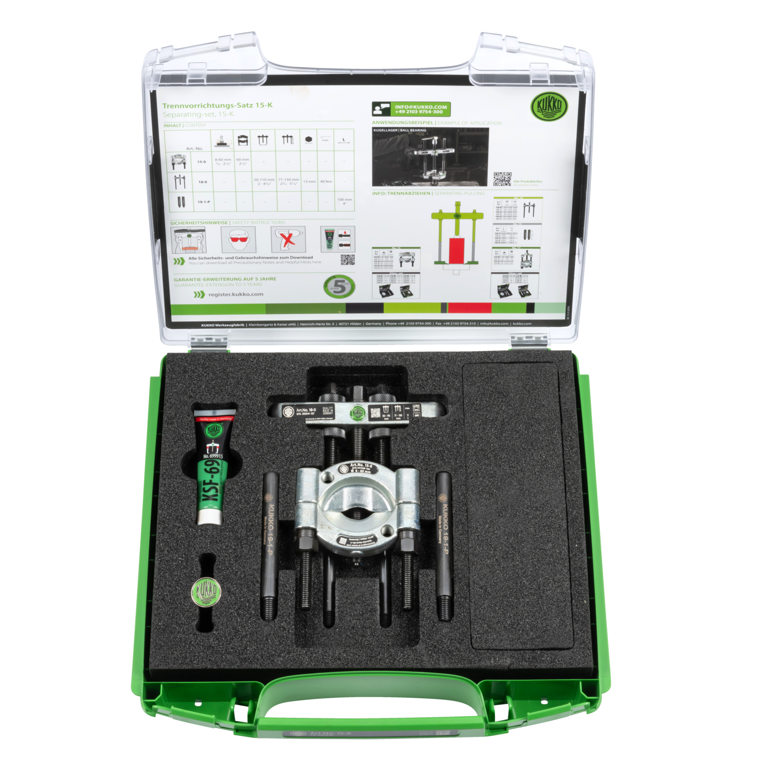 KUKKO Lagerseparatorset 8-60mm