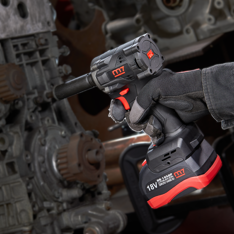 m7 Kompakt Møntriknøgle 1/2" ekskl. batteri og oplader