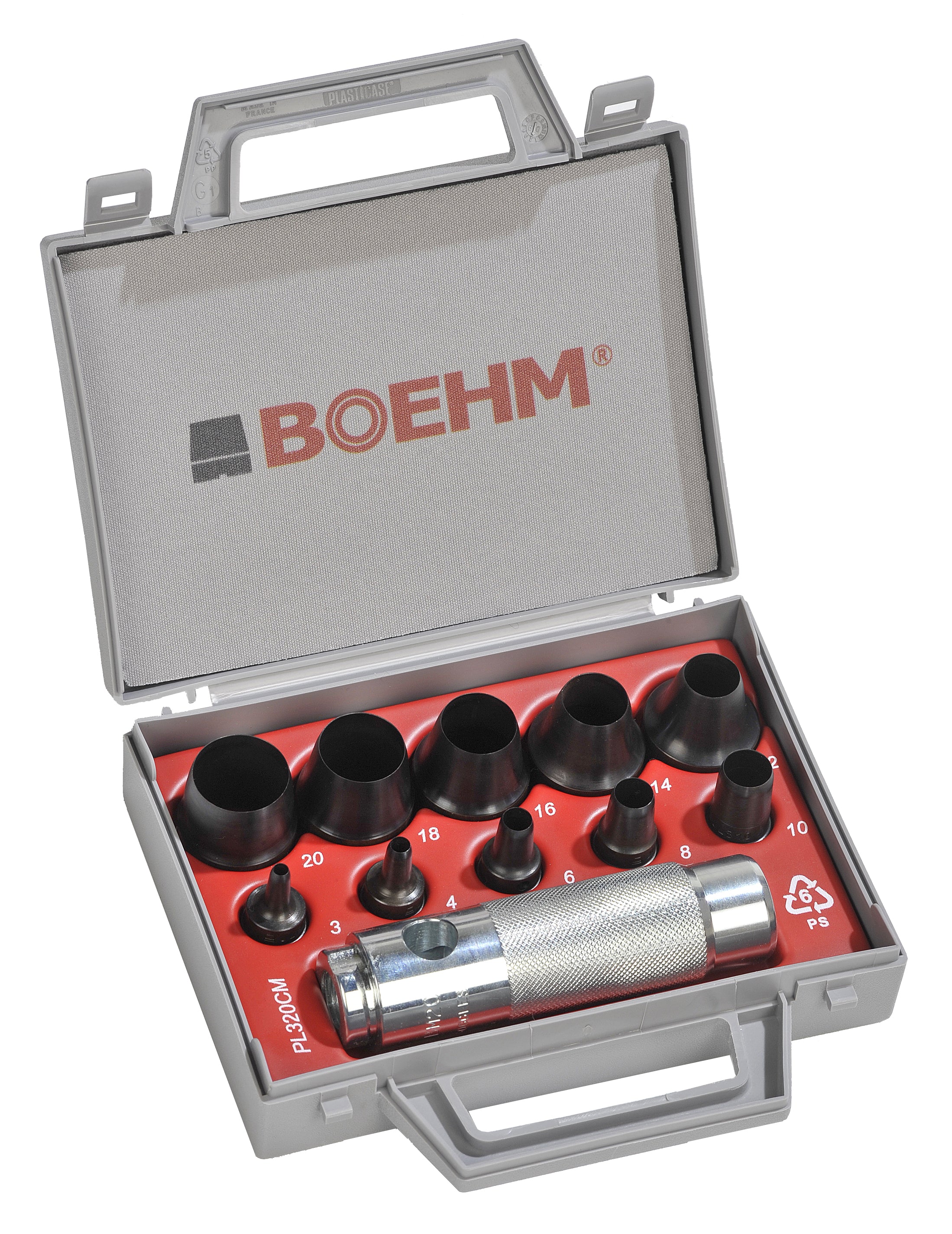 BOEHM Hulstempelsæt 3-20mm