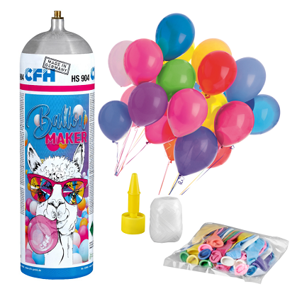 CFH Helium-sæt inkl. ventil.