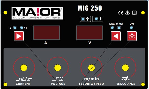 MA!OR TecMIG 2.0 250Amp 380V