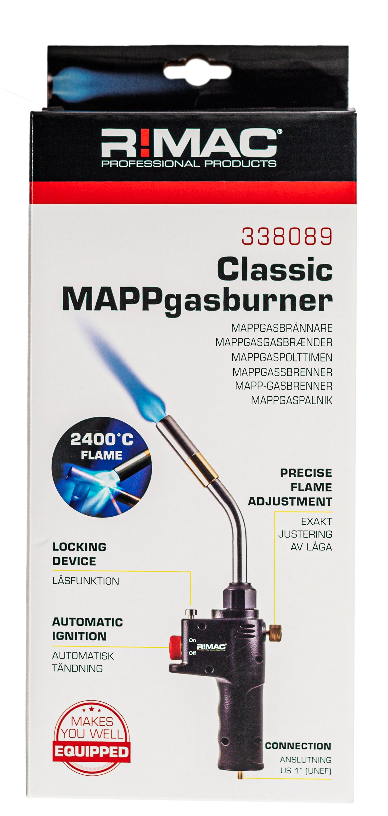 R!MAC Classic MAP gasbrænder