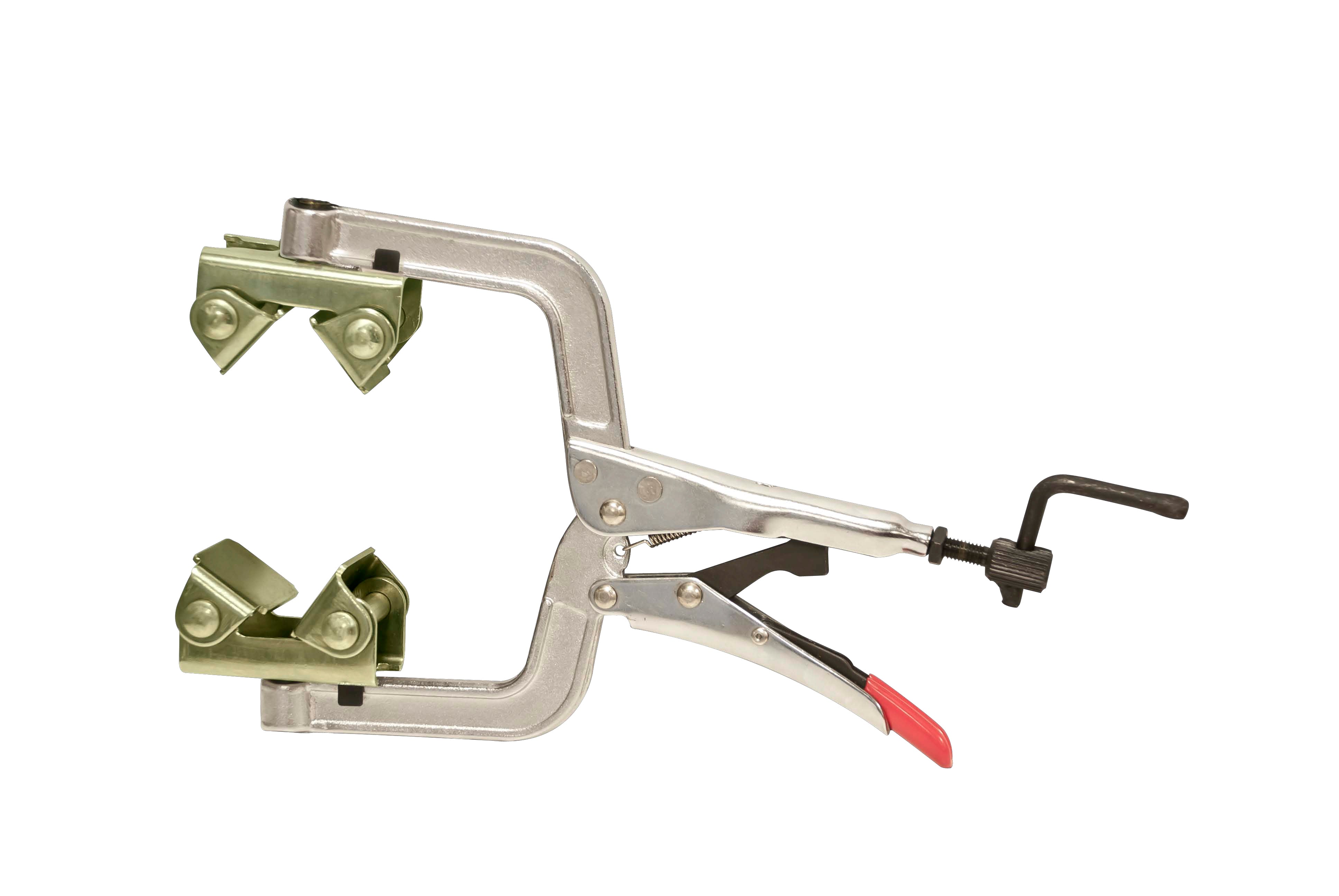 STRONGHAND Rørsvejsetang med V-puder Ø150 mm