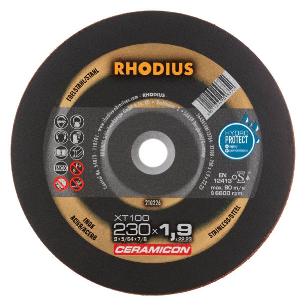 RHODIUS XT 100 CERAMICON 115x1,5x22,23 (25 stk.) 