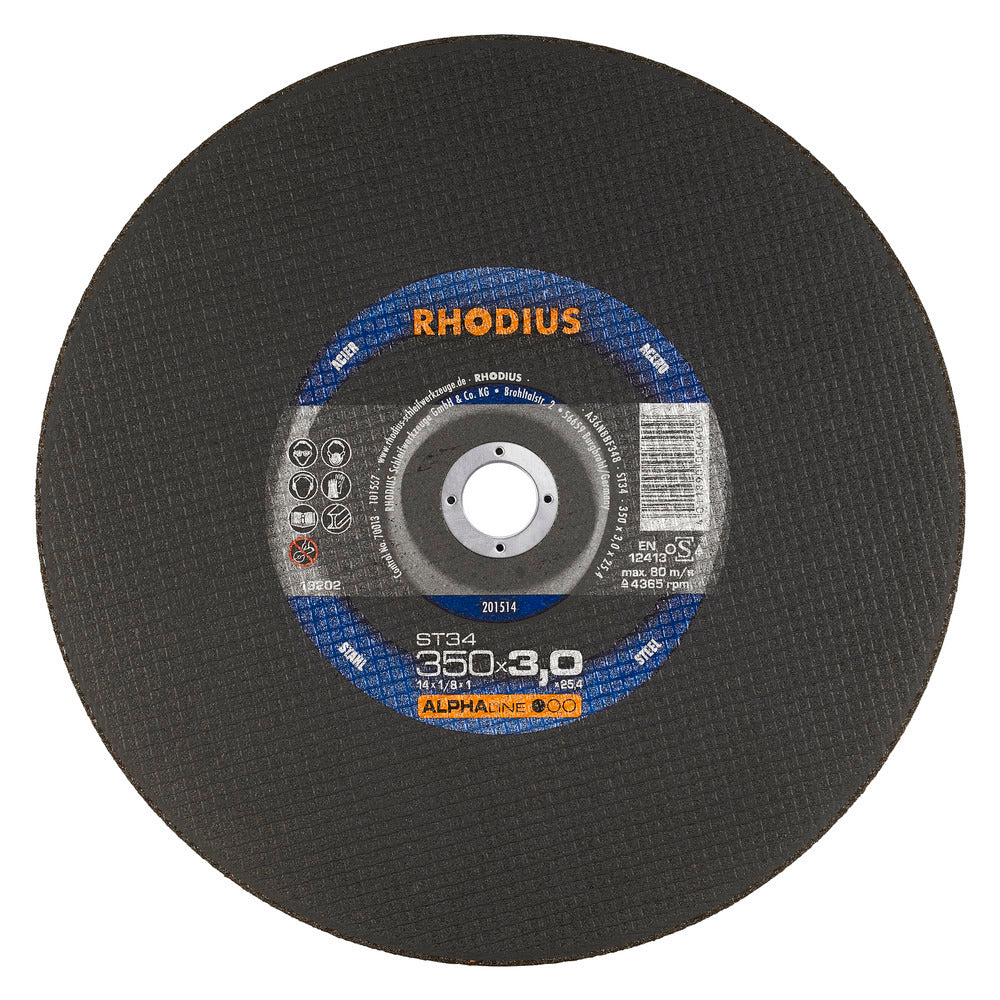 RHODIUS ST34 Skæreskive 350x3,0x25,4 (10 stk.) 