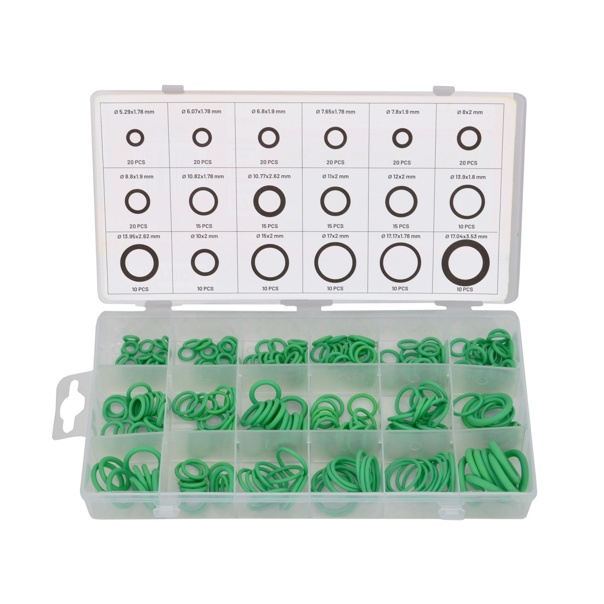 HNBR o-ring sortimentsæske | 270 dele